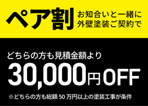 ペア割30,000円