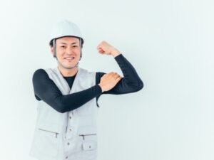 プロの安心感・力こぶを作る塗装職人